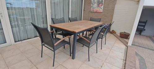 Bois Le Duc tuinset stoelen en tafel, Tuin en Terras, Tuinsets en Loungesets, Gebruikt, Ophalen
