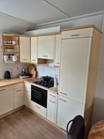 Gebruikte keuken met inbouwapparatuur - Zelf demonteren!, Ophalen, Gebruikt, Crème, Hoekkeuken
