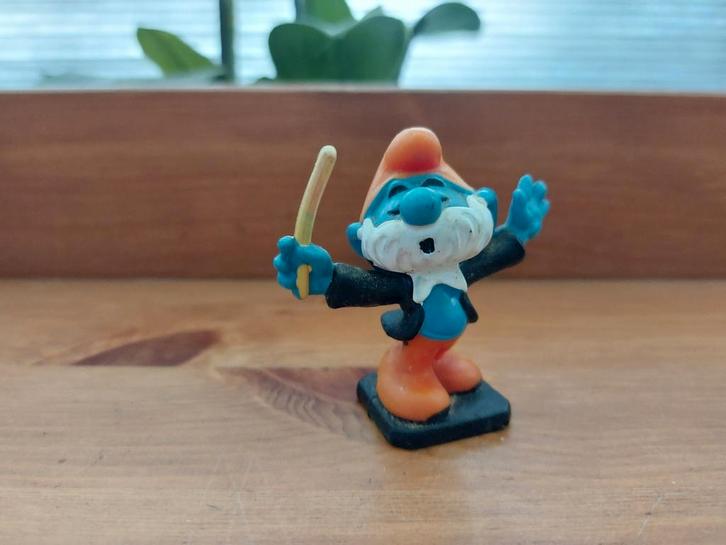 Grote smurf dirigent 20092 De Smurfen, Verzamelen, Smurfen, Ophalen of Verzenden