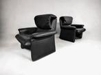 Modern Design -  Lederen set COR fauteuils, 75 tot 100 cm, Leer, Ophalen of Verzenden, 75 tot 100 cm