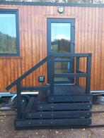 Opstap chalet stacaravan tiny house hardhout of douglas, Tuin en Terras, Ophalen of Verzenden, Nieuw, Hout