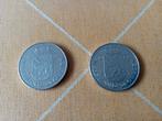Rijksdaalder 1980 dubbele kop 2x, Koningin Beatrix, Zilver, Ophalen of Verzenden, Losse munt