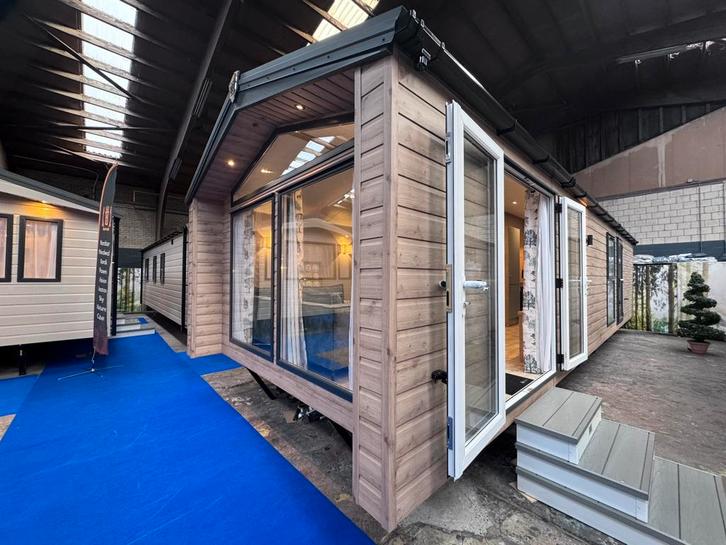 Chalet Nordwood 11m-4m, bij World Caravans&Chalets!, Caravans en Kamperen, Stacaravans, tot en met 4, Ophalen