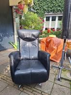 leren relaxstoel, Huis en Inrichting, Fauteuils, Ophalen, Gebruikt, Minder dan 75 cm, Leer