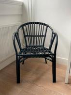 Zwarte rieten stoel van IKEA, Huis en Inrichting, Ophalen