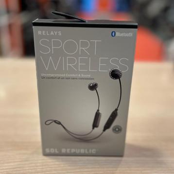 Sol Relays Wireless Grey Bluetooth sport oordoppen Nieuw beschikbaar voor biedingen