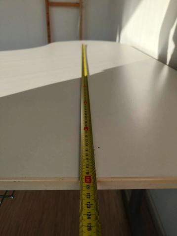 Ikea Galant Hoekbureau - Wit - In hoogte verstelbaar - afbeelding 7