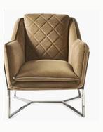 Riviera Maison Walker Park armchair velvet fauteuil creme, Ophalen, Zo goed als nieuw, Overige kleuren, Eén