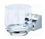 Geesa Luna glashouder met glas, chroom, Overige kleuren, ., Overige typen, Nieuw