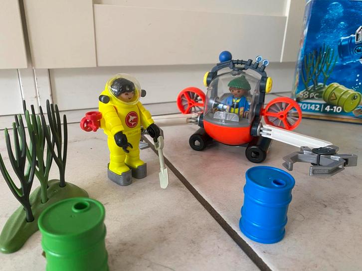 Playmobil City Action Onderwater Set 70142, Kinderen en Baby's, Speelgoed | Playmobil, Zo goed als nieuw, Complete set, Ophalen of Verzenden