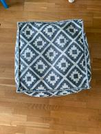 Poef van wol Ibiza boho, Ophalen, Zo goed als nieuw, Rond, Minder dan 50 cm