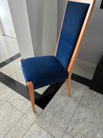 Gratis af te halen 8 stuks eetkamer stoelen, Huis en Inrichting, Stoelen, Overige materialen, Gebruikt, Blauw, Ophalen of Verzenden