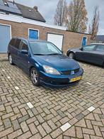 Mitsubishi Lancer 1.6 Wagon 2009 Blauw, Auto's, Mitsubishi, Voorwielaandrijving, 65 €/maand, Stof, Zwart