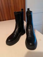 Zwarte boots laarsjes mt 39, Ophalen of Verzenden, Zo goed als nieuw, Zwart