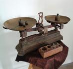 Antieke weegschaal, koper/brons - antiek weeginstrument, Antiek en Kunst, Ophalen of Verzenden