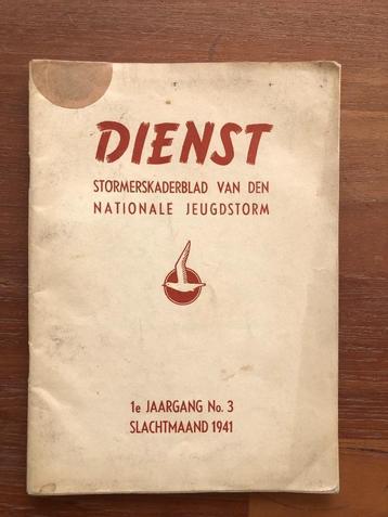 NSB 1941 'DIENST'. Stormkaderblad van den NATIONALEN -  beschikbaar voor biedingen