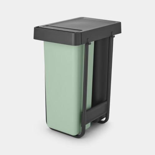Brabantia SORT & GO 2x30L + 120 perfect fit afvalzakken, Huis en Inrichting, Woonaccessoires | Prullenbakken, Nieuw, Kunststof