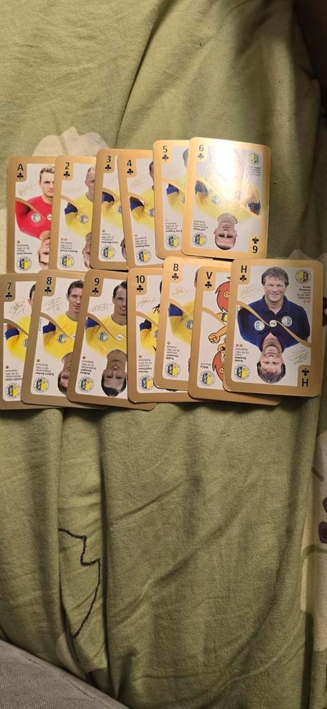 RKC Waalwijk Speelkaarten Set eredivisie 2012/2013, Verzamelen, Sportartikelen en Voetbal, Zo goed als nieuw, Buitenlandse clubs