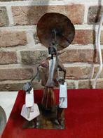 Uniek metalen sculptuur: Moeder met kinderen, Ophalen of Verzenden