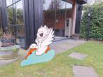 Geboortebord voor in de tuin, Ophalen, Zo goed als nieuw, Geboortebord