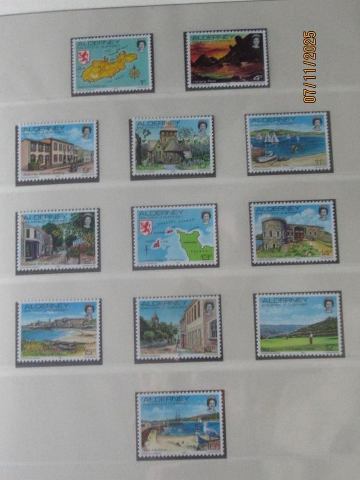 Nico Verzameling Alderney 1983-2015 Postfris, Postzegels en Munten, Postzegels | Volle albums en Verzamelingen, Buitenland, Ophalen of Verzenden
