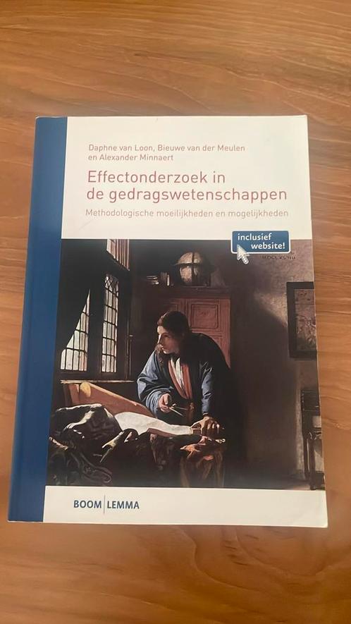Effectenonderzoek in de gedragswetenschappen, Boeken, Studieboeken en Cursussen, Zo goed als nieuw, Ophalen of Verzenden