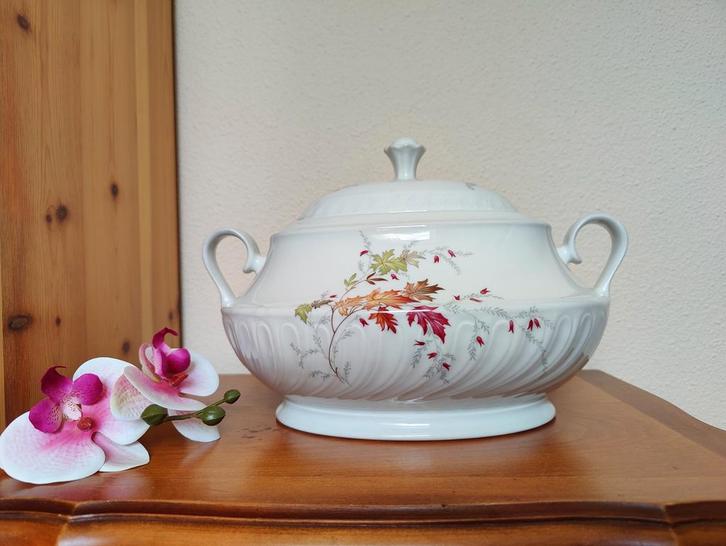 Nostalgische elegante witte soepterrine van Royal Swabap, Antiek en Kunst, Antiek | Schalen, Verzenden