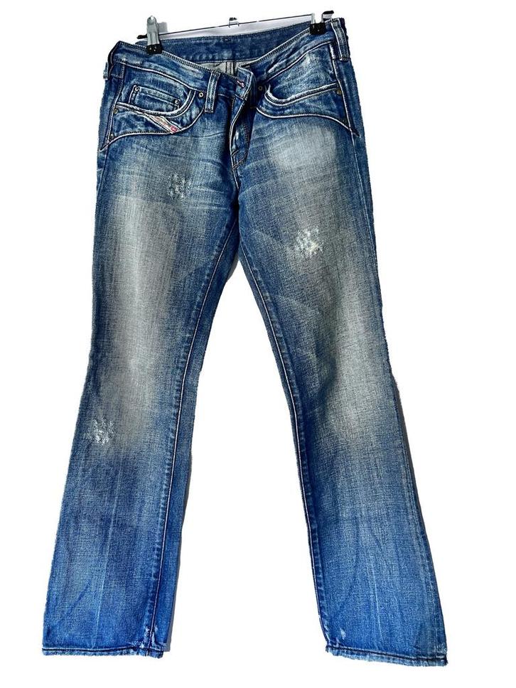 Diesel Jeans maat 26, Kleding | Dames, Spijkerbroeken en Jeans, Zo goed als nieuw, W27 (confectie 34) of kleiner, Blauw, Ophalen of Verzenden