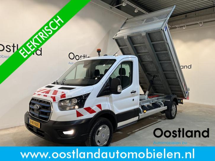 Ford E-Transit 350 L3 Trend 68 kWh RWD Kipper / Tipper / 100, Auto's, Bestelauto's, Bedrijf, Te koop, ABS, Achteruitrijcamera