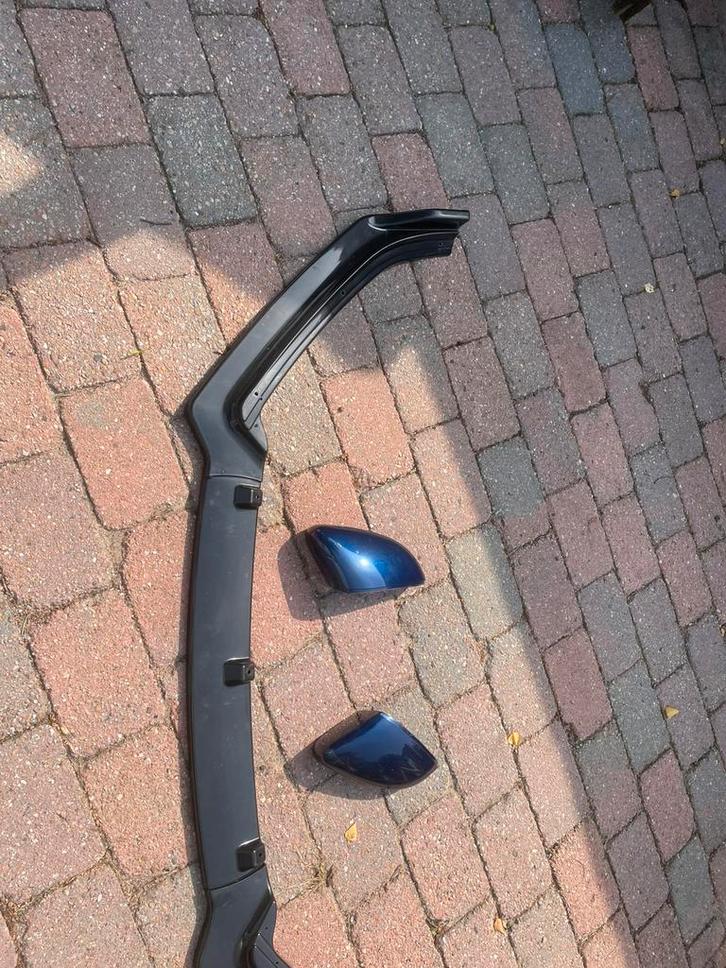 Polo 6R 6C mk5 frontlip/ spiegelkappen, Auto diversen, Overige Auto diversen, Ophalen of Verzenden