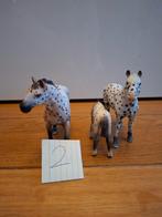 Schleich paarden gezin met drinkend veulen.2., Verzamelen, Speelgoed, Ophalen of Verzenden, Zo goed als nieuw