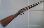 Antiek Brits toplever coach gun geweer kal 12 zwartkruit, Antiek en Kunst, Ophalen of Verzenden