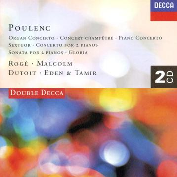 POULENC Organ concerto & sextuor 2 - CD ROGE DOUBLE DECCA  beschikbaar voor biedingen