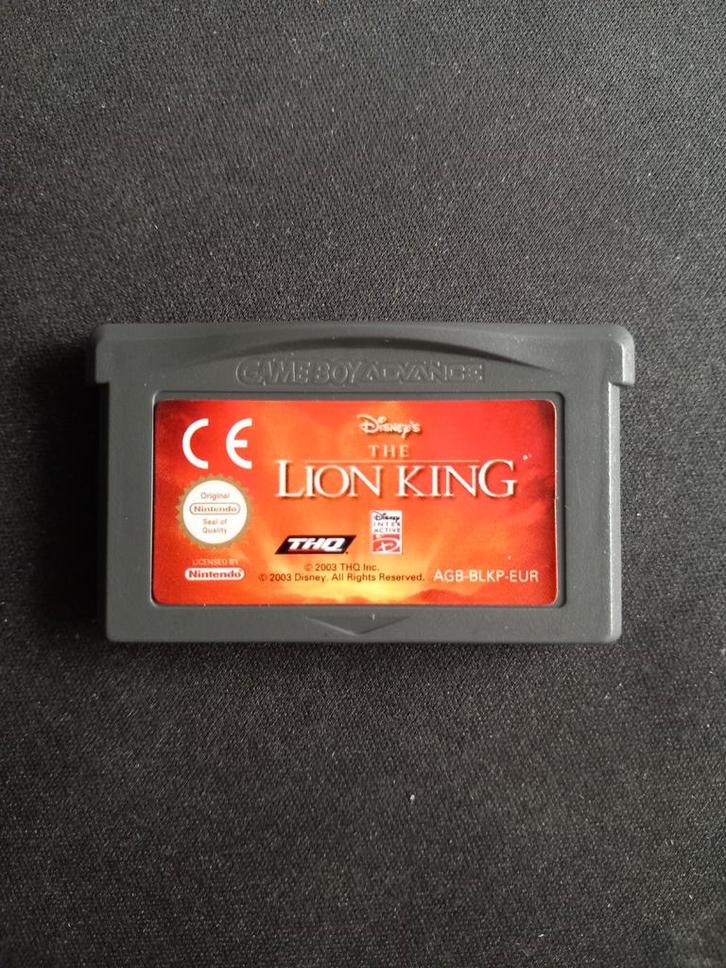 Gameboy Advance Game Lion King Cartridge Only, Spelcomputers en Games, Games | Nintendo Game Boy, Gebruikt, Avontuur en Actie