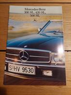 Brochure Mercedes-Benz SL 300 / 420 / 500 12-1985, Boeken, Auto's | Folders en Tijdschriften, Ophalen of Verzenden, Zo goed als nieuw