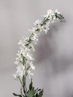 Silk-ka zijde kunstbloem Delphinium wit *HIT*, Ophalen of Verzenden, Zo goed als nieuw