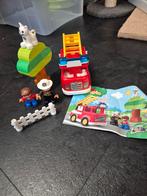 Duplo Brandweerwagen met Figuren, Ophalen, Gebruikt, Complete set, Duplo