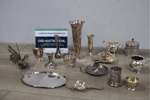 Collectie Verzilverd Tafelservies, Antiek en Kunst, Antiek | Servies los, Ophalen of Verzenden