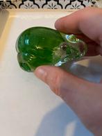 Kristal beeldje kikker, Ophalen