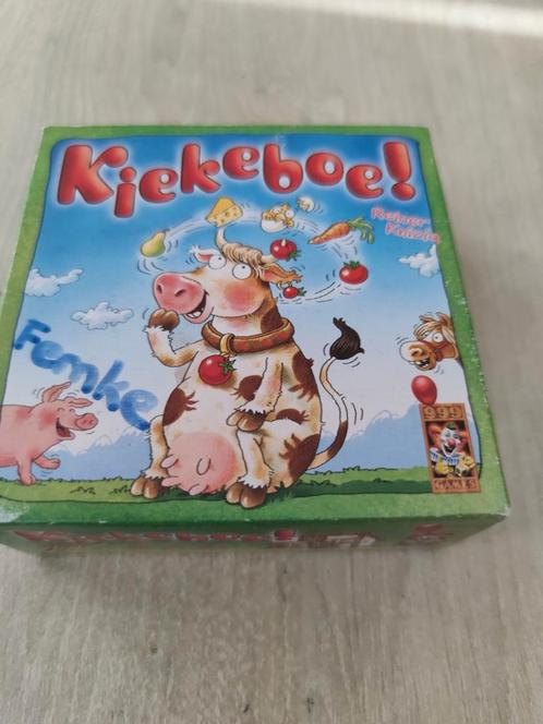 Kiekeboe! - Leuk Geheugenspel, Hobby en Vrije tijd, Gezelschapsspellen | Bordspellen, Zo goed als nieuw, Drie of vier spelers
