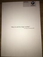 BMW 3 Sedan E90 & Touring E91 brochure/folder 2005 Engeland, Boeken, Ophalen of Verzenden, Zo goed als nieuw, BMW