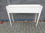 Witte planttafel 102 x 27 x 80 cm, Ophalen, Tuin, Zo goed als nieuw, Metaal