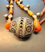 Marokkaanse kralen ketting, Sieraden, Tassen en Uiterlijk, Overige kleuren, Ophalen of Verzenden, Zo goed als nieuw, Overige materialen