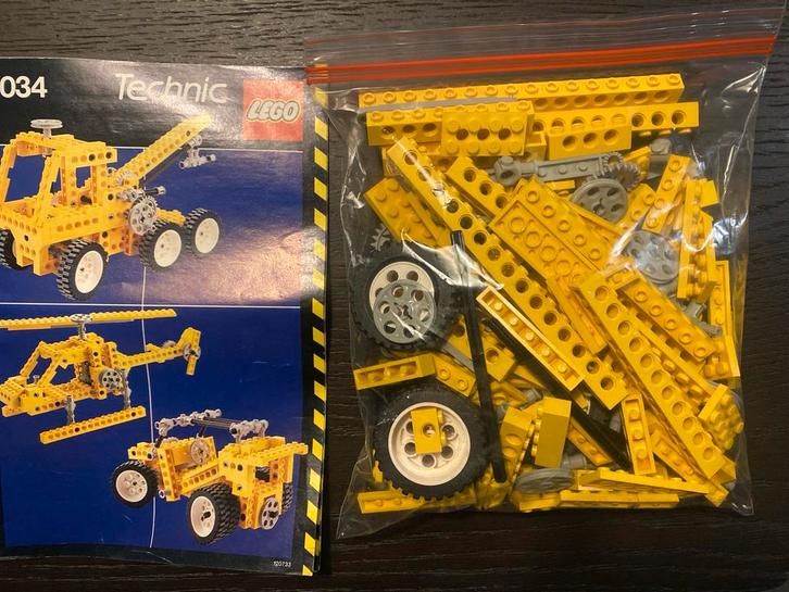 Lego Technic 8034 Universal Set - Onderdelen, Kinderen en Baby's, Speelgoed | Duplo en Lego, Gebruikt, Lego, Losse stenen, Ophalen of Verzenden