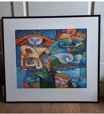 Kunst Art schilderij B. Long 74x82 @DOC61 beschikbaar voor biedingen