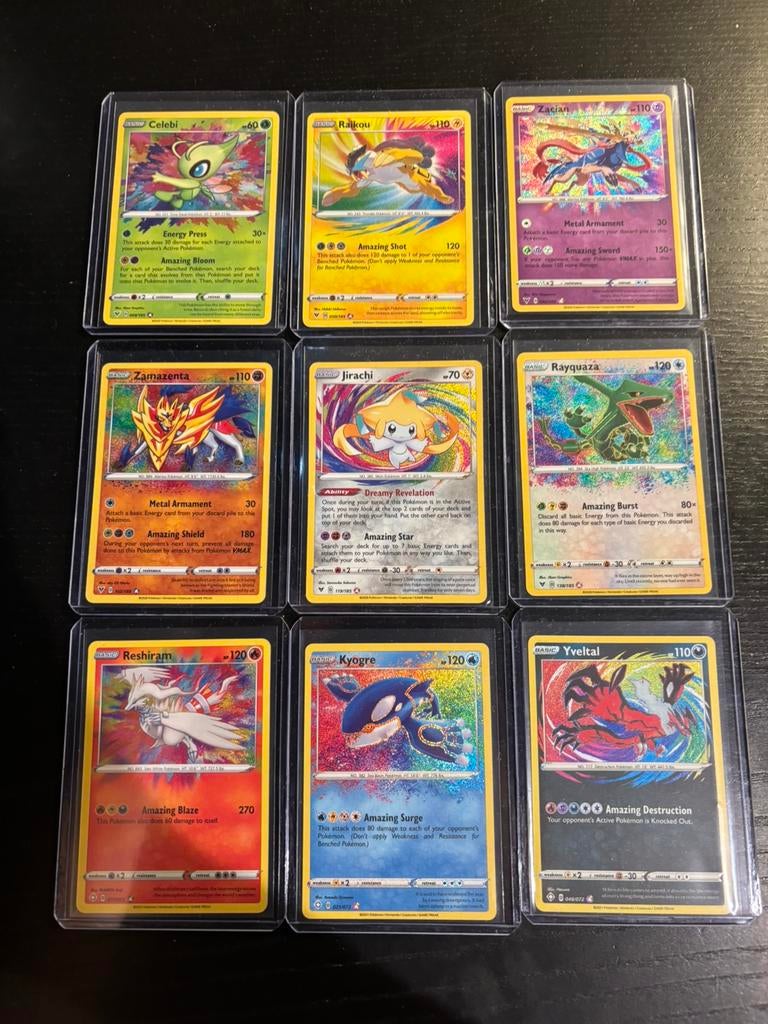 Pokémon Kaarten Amazing Rare Vivid Voltage Shining Fates, Ophalen of Verzenden, Zo goed als nieuw