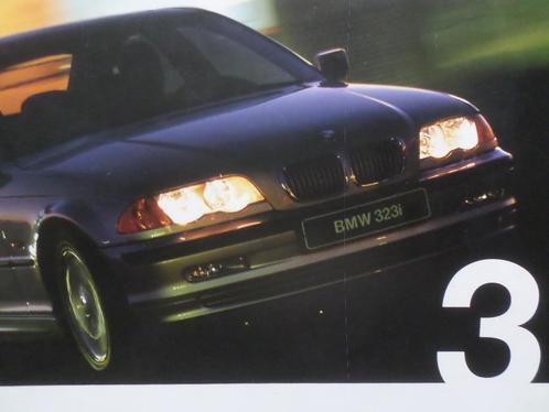 BMW Serie 318i 320i 320d 323i 328i Berline 1998 Brochure, Boeken, Auto's | Folders en Tijdschriften, Zo goed als nieuw, BMW, Verzenden