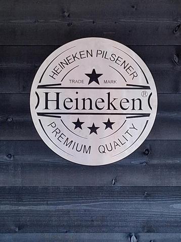 Heineken Logo RVS - Nieuw - 50cm beschikbaar voor biedingen
