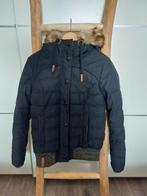 Winterjas Naketano maat S, Kleding | Dames, Jassen | Winter, Blauw, Ophalen of Verzenden, Zo goed als nieuw, Maat 36 (S)