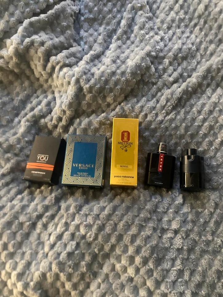 Luxe Heren Designer Parfum Set, Sieraden, Tassen en Uiterlijk, Uiterlijk | Parfum, Zo goed als nieuw, Verzenden